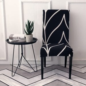 Spandex Elastic Printing Dining Chair Cover