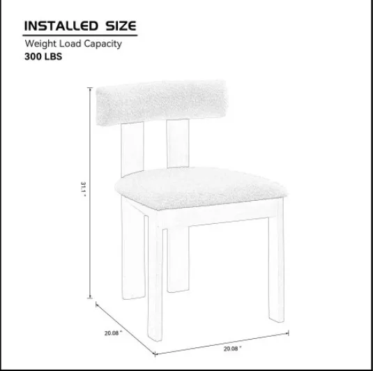 Set Of 2 Wooden Dining Chairs - Image 6